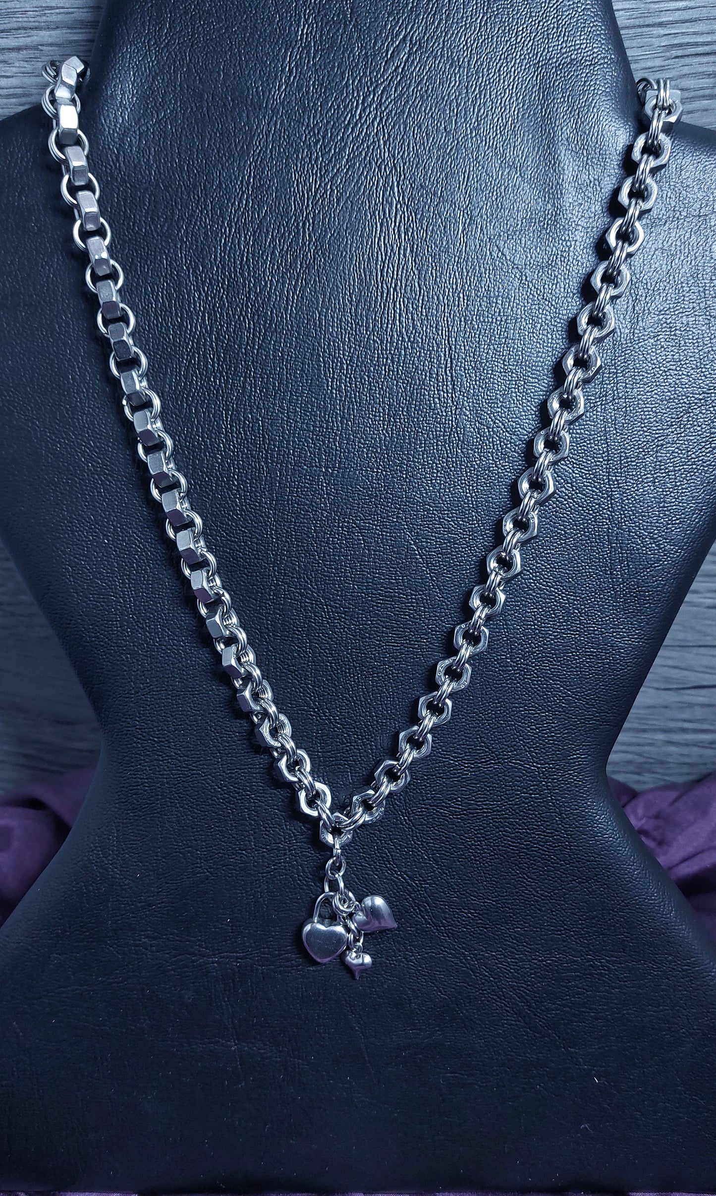 heart charm necklace